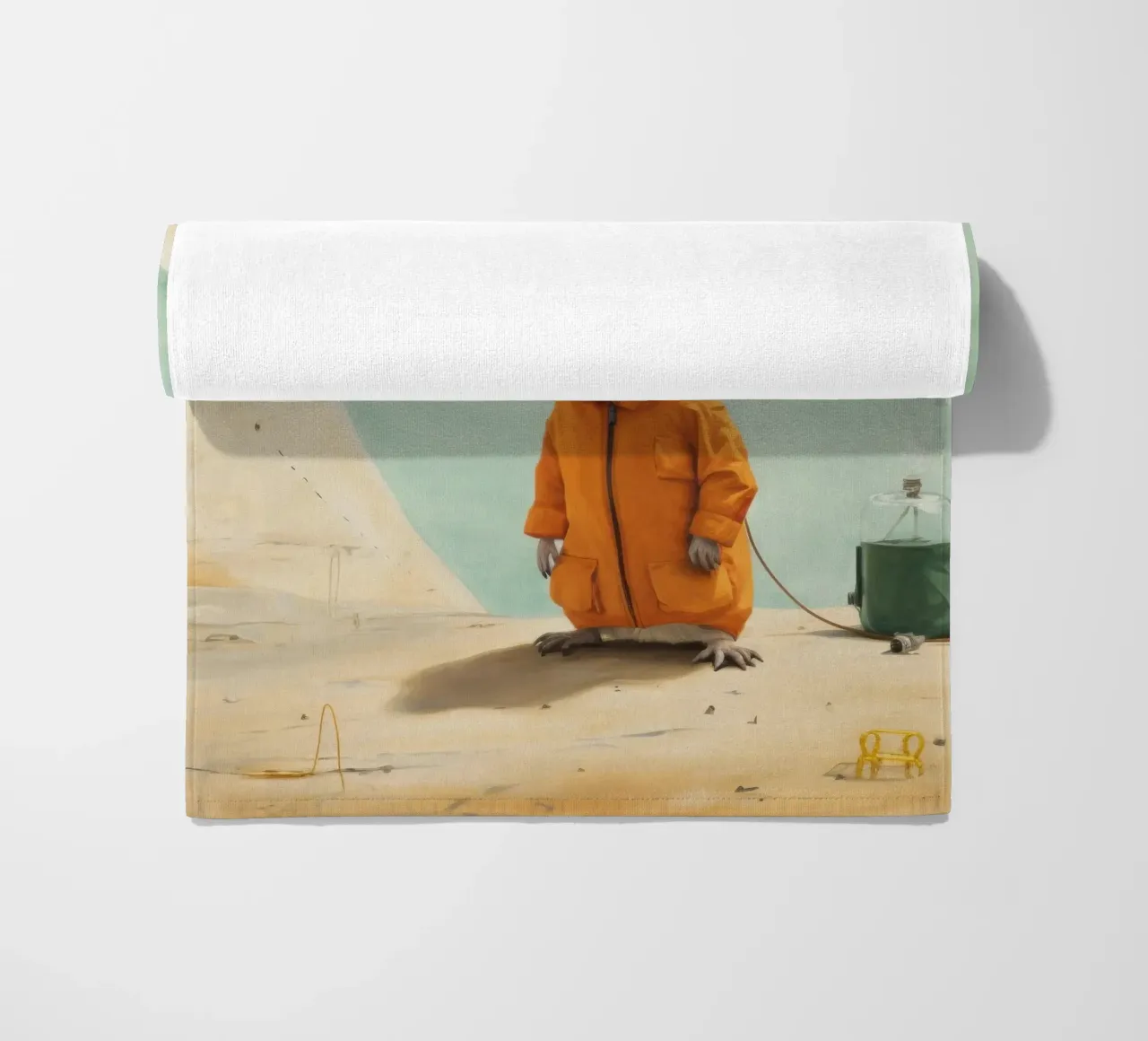 Gerbillo minimo 2 telo mare da Minimal Animal Art