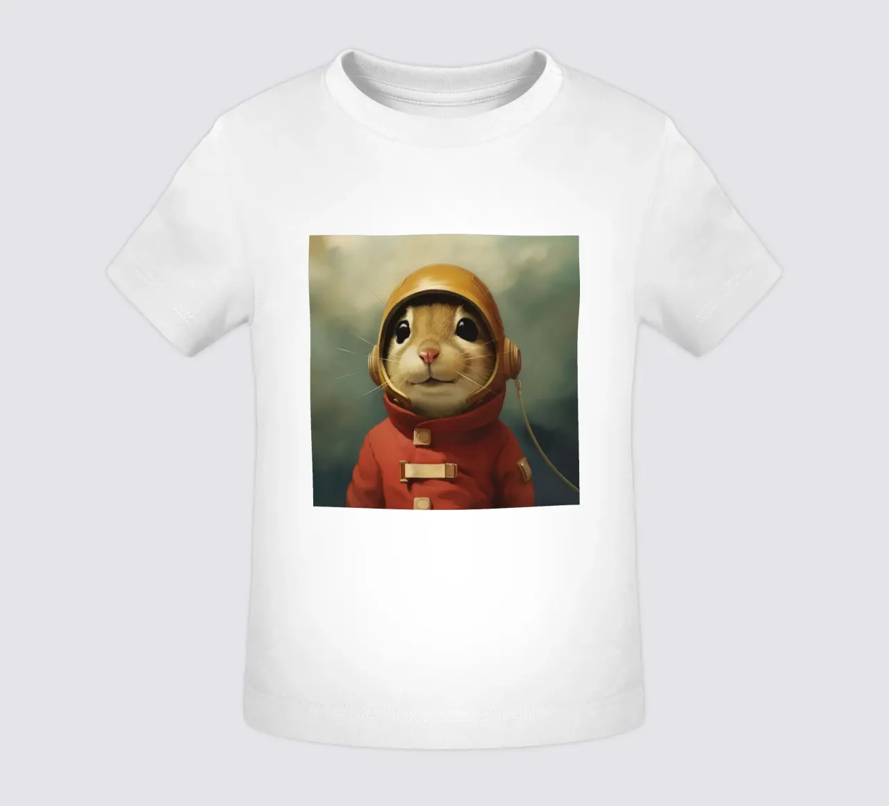 Gerbillo minimo 3 maglietta neonato da Minimal Animal Art