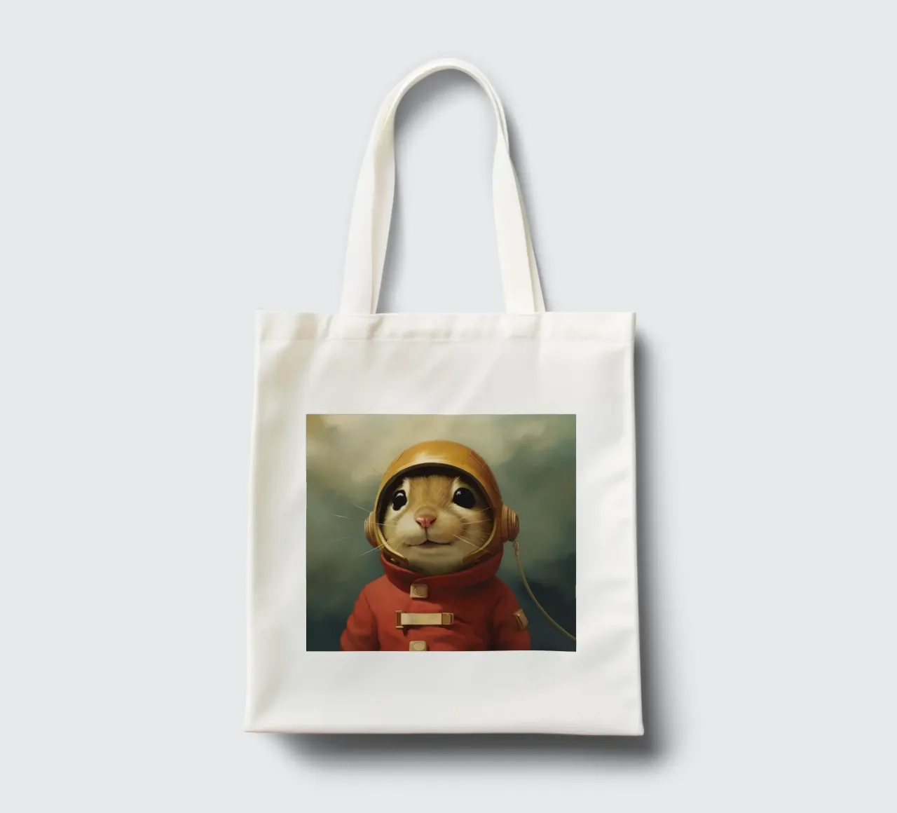 Gerbillo minimo 3 borsa in juta da Minimal Animal Art