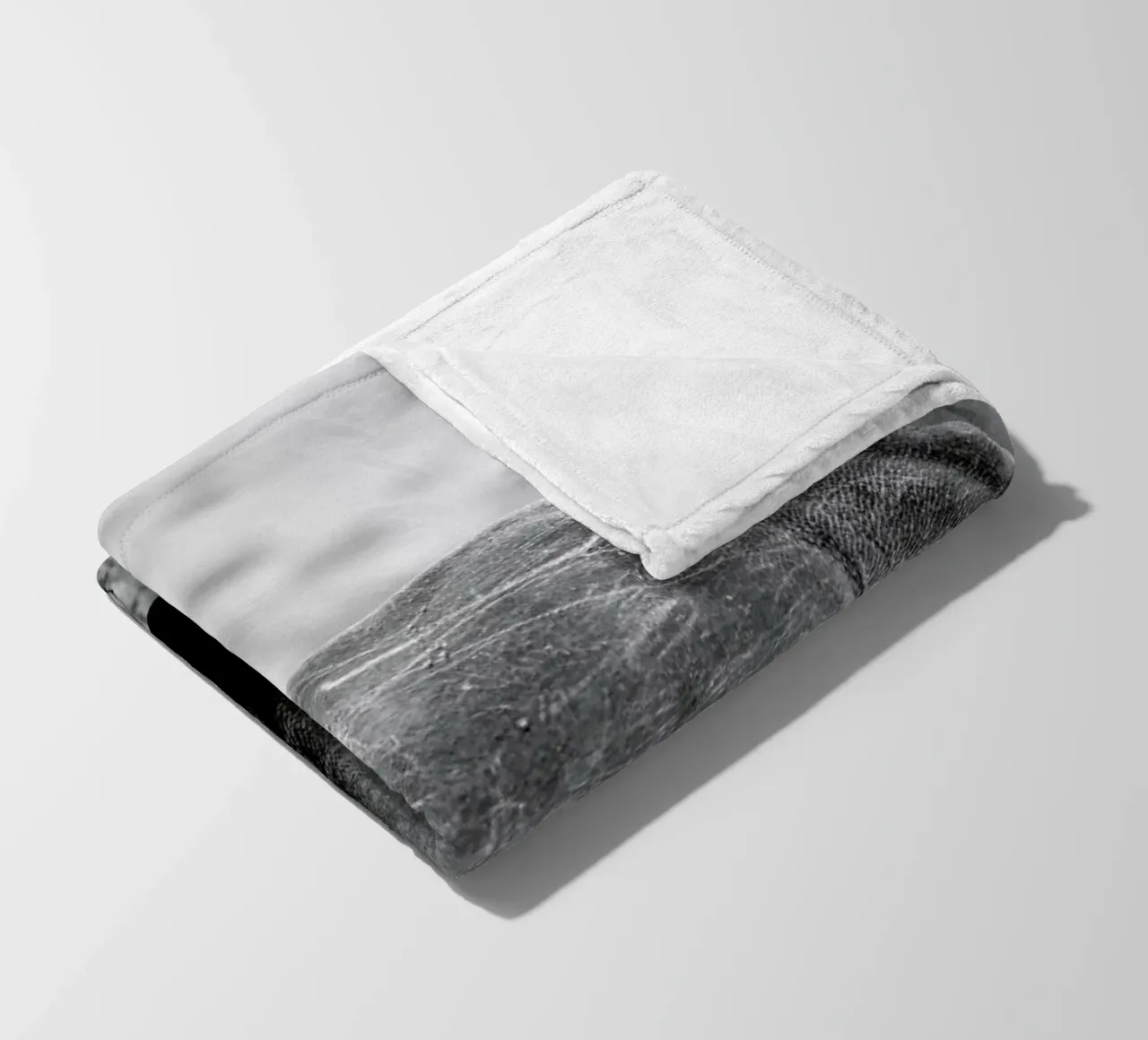 Black Rhino fleece blanket by Shot By Clint