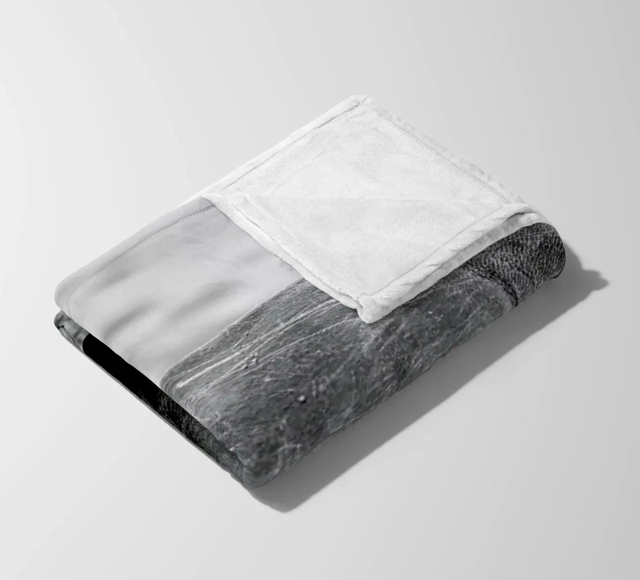 Black Rhino fleece blanket by Shot By Clint