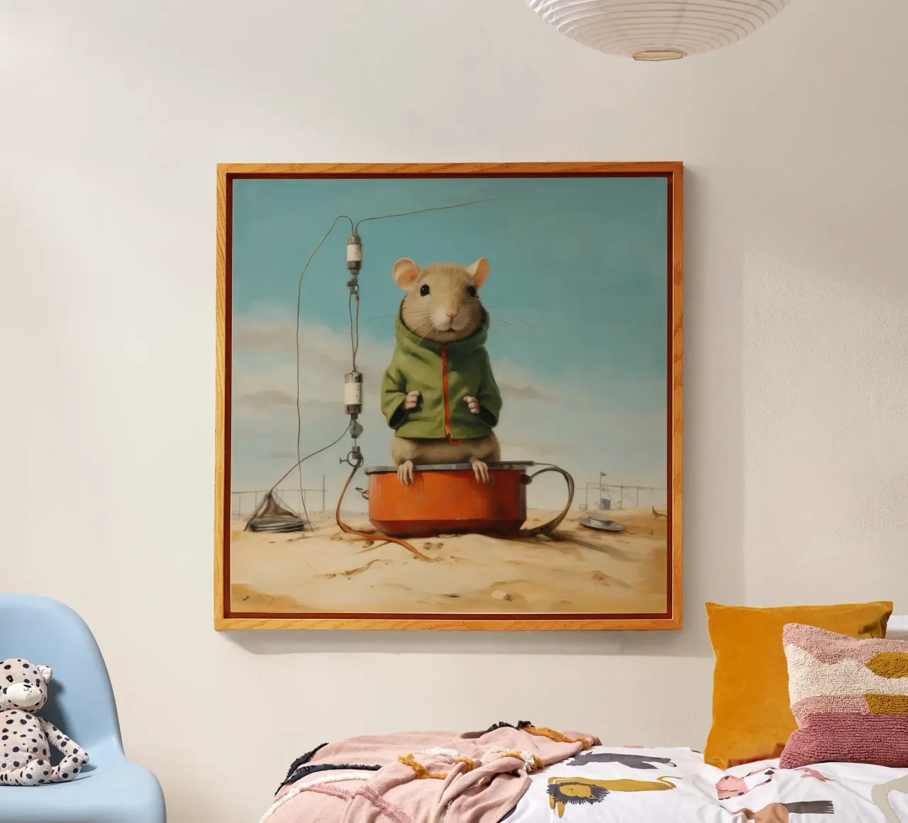 Gerbillo minimo 4 plexiglass da Minimal Animal Art