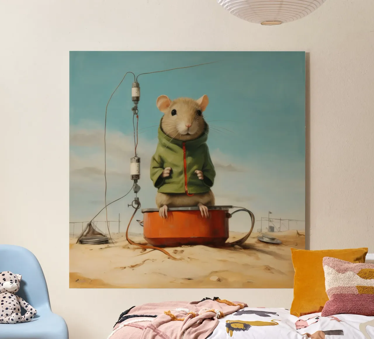 Gerbillo minimo 4 plexiglass da Minimal Animal Art