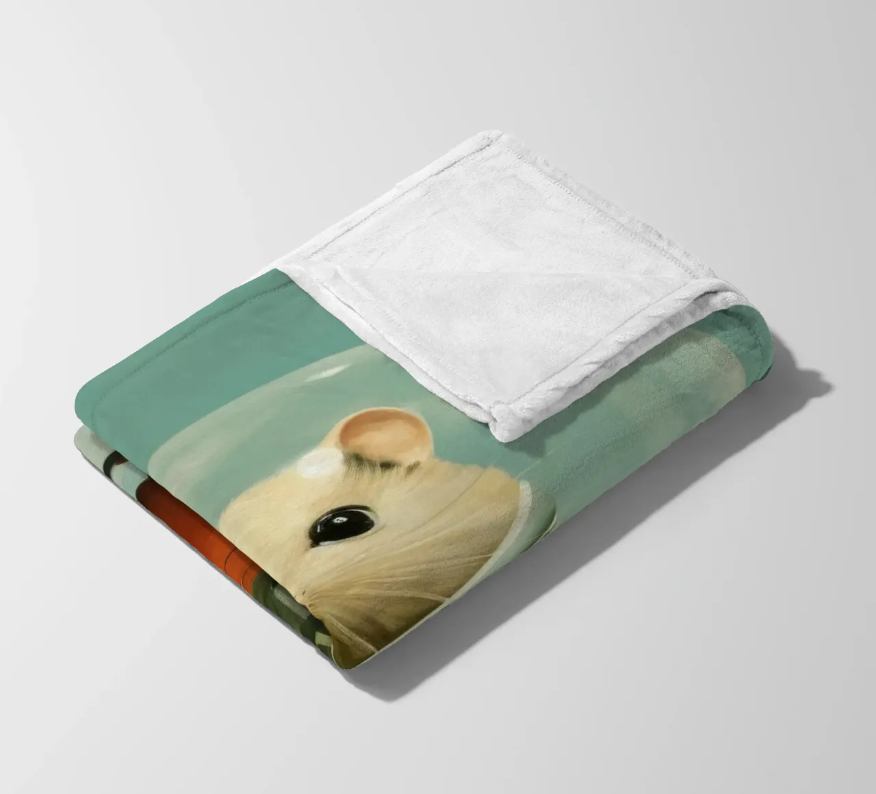 Gerbillo minimo 1 coperta in pile da Minimal Animal Art