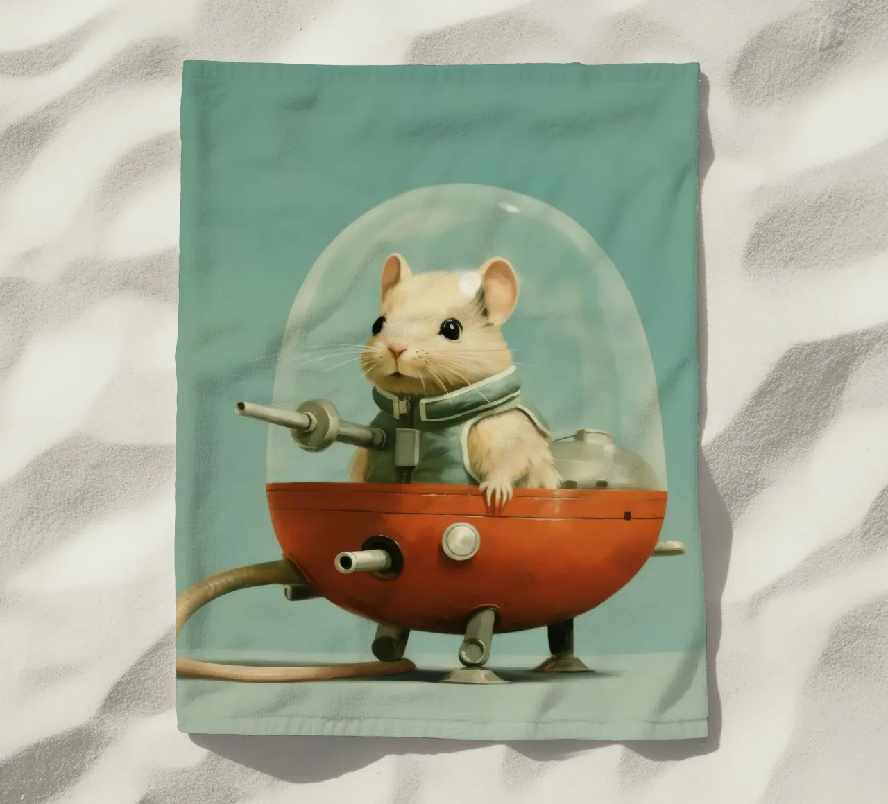 Gerbillo minimo 1 telo mare da Minimal Animal Art