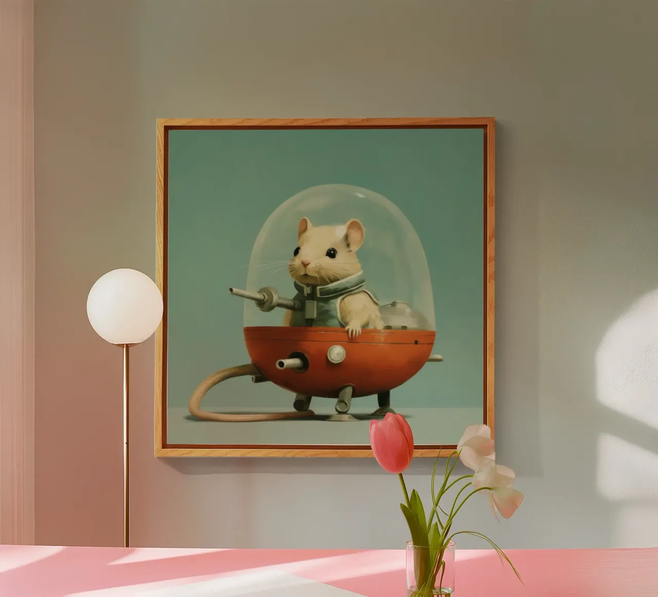 Minimo Gerbil plexiglass da Minimal Animal Art