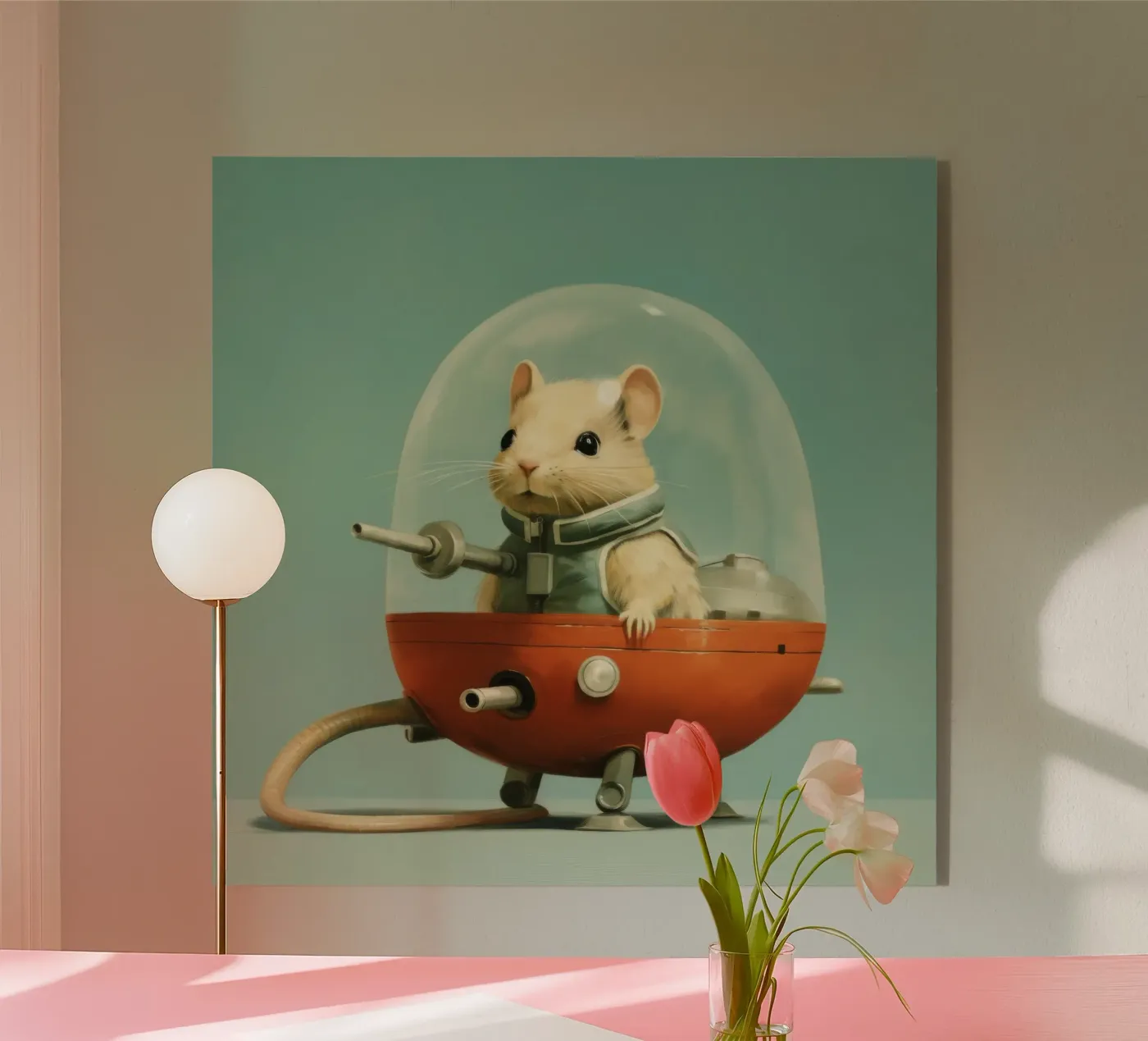 Minimal Gerbil plexiglass da Minimal Animal Art