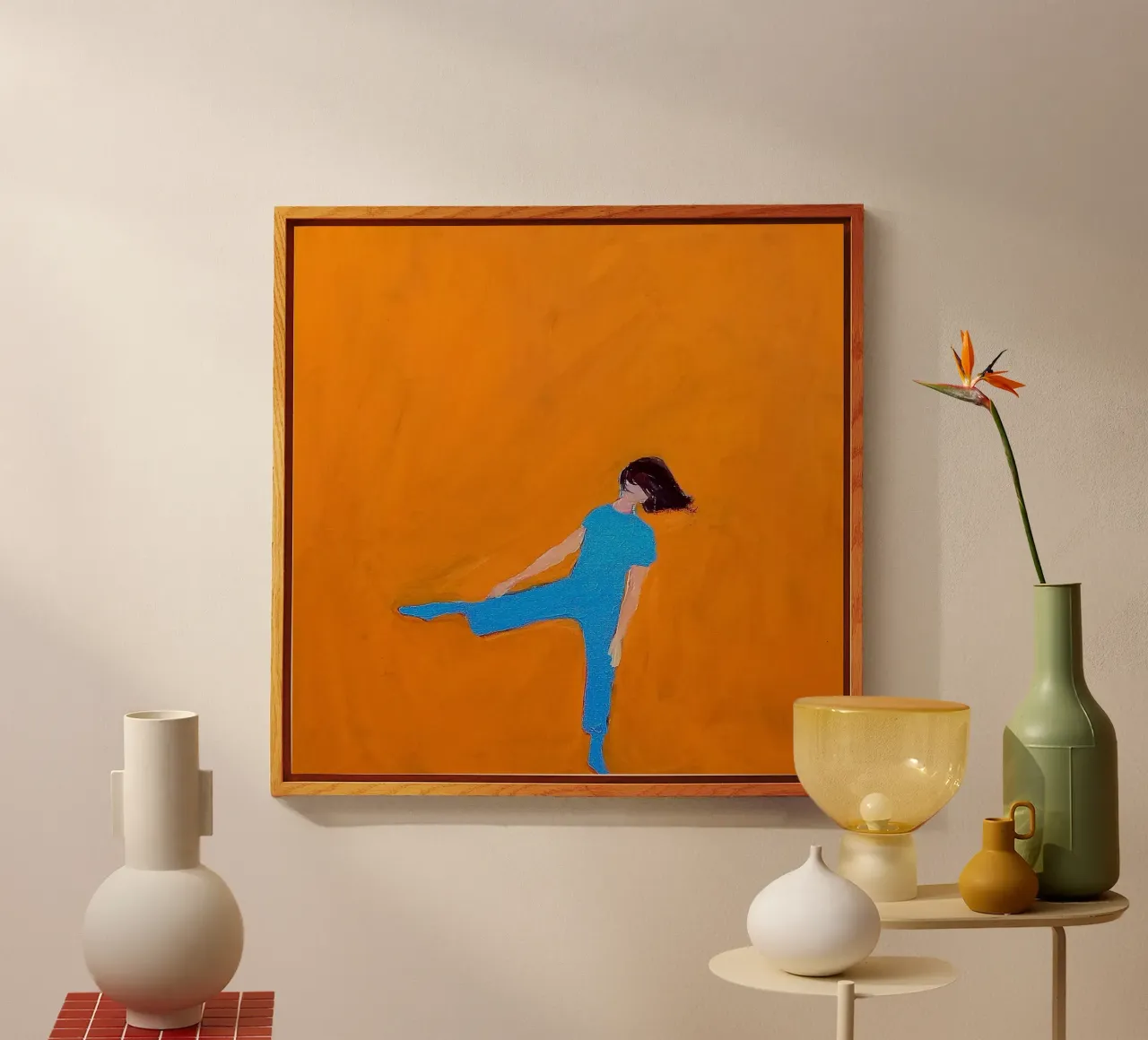 Yellow dance plexiglass da tainah negreiros