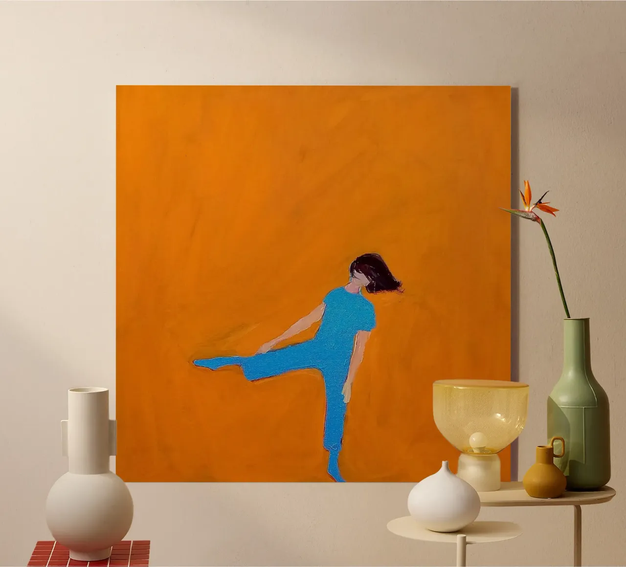 Yellow dance plexiglass da tainah negreiros