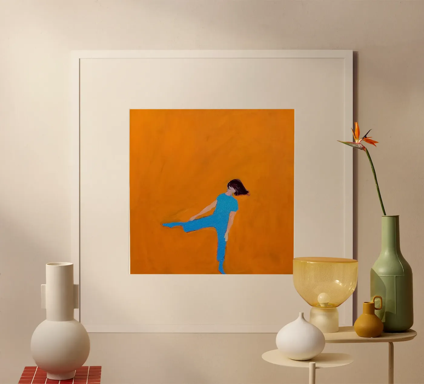 Yellow dance poster by tainah negreiros