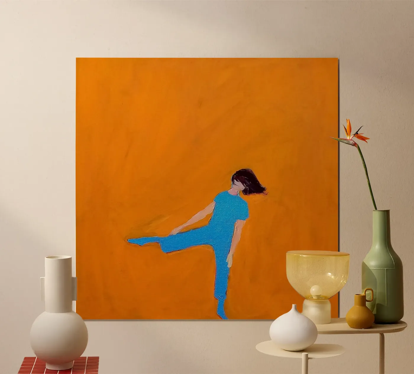 Yellow dance poster by tainah negreiros