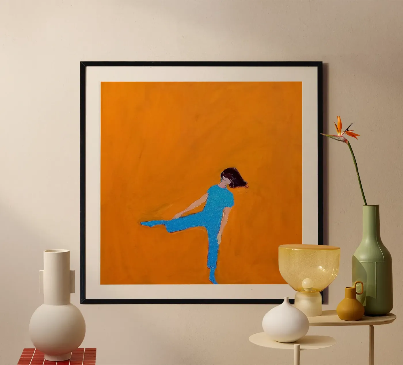 Yellow dance poster by tainah negreiros