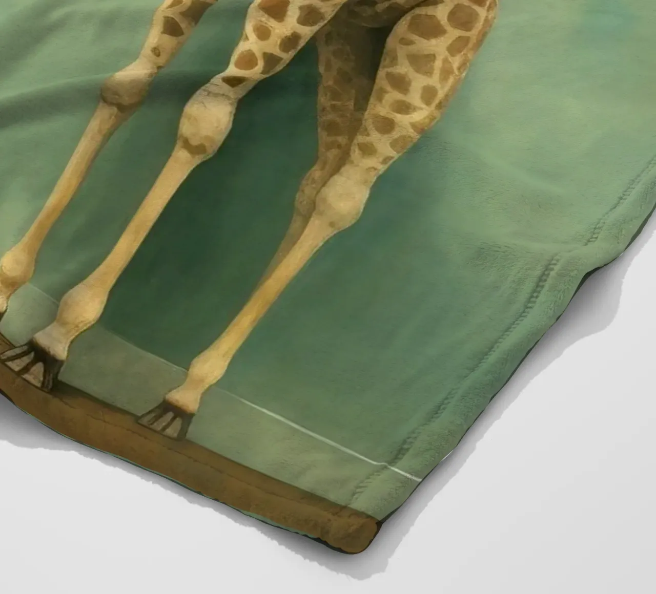 Minimal Giraffe 2 coperta in pile da Minimal Animal Art