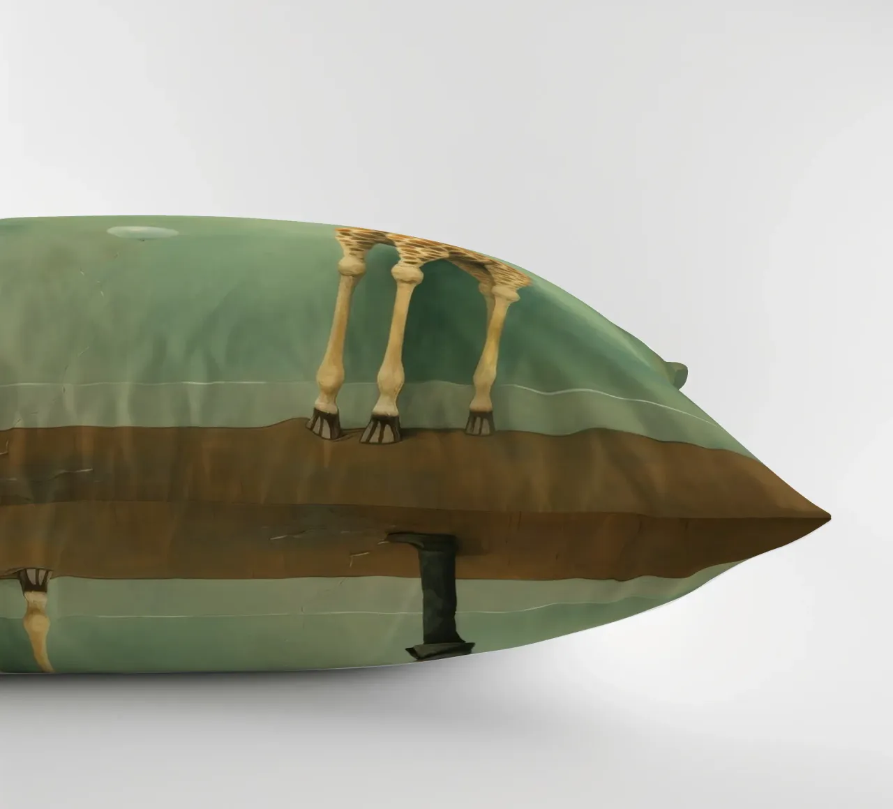 Minimal Giraffe 2 cuscino da Minimal Animal Art