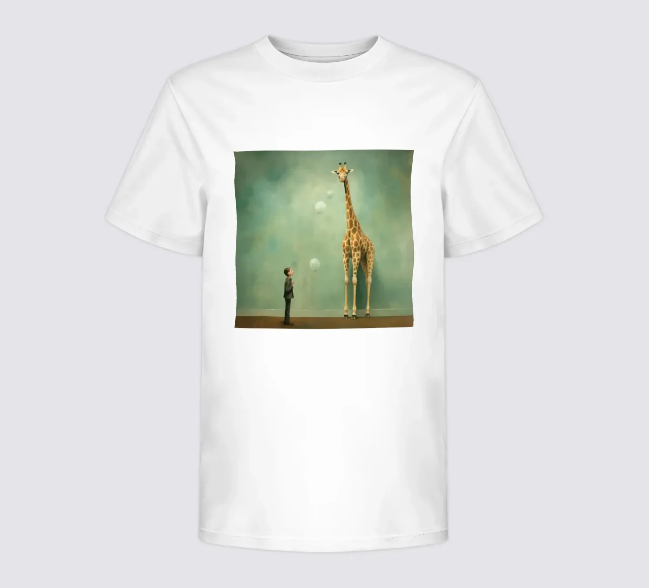Minimal Giraffe 2 kids t-shirt by Minimal Animal Art