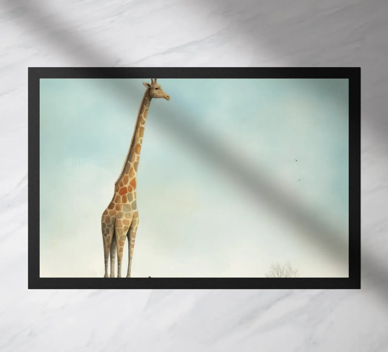 Minimal Giraffe 4 zerbino da Minimal Animal Art