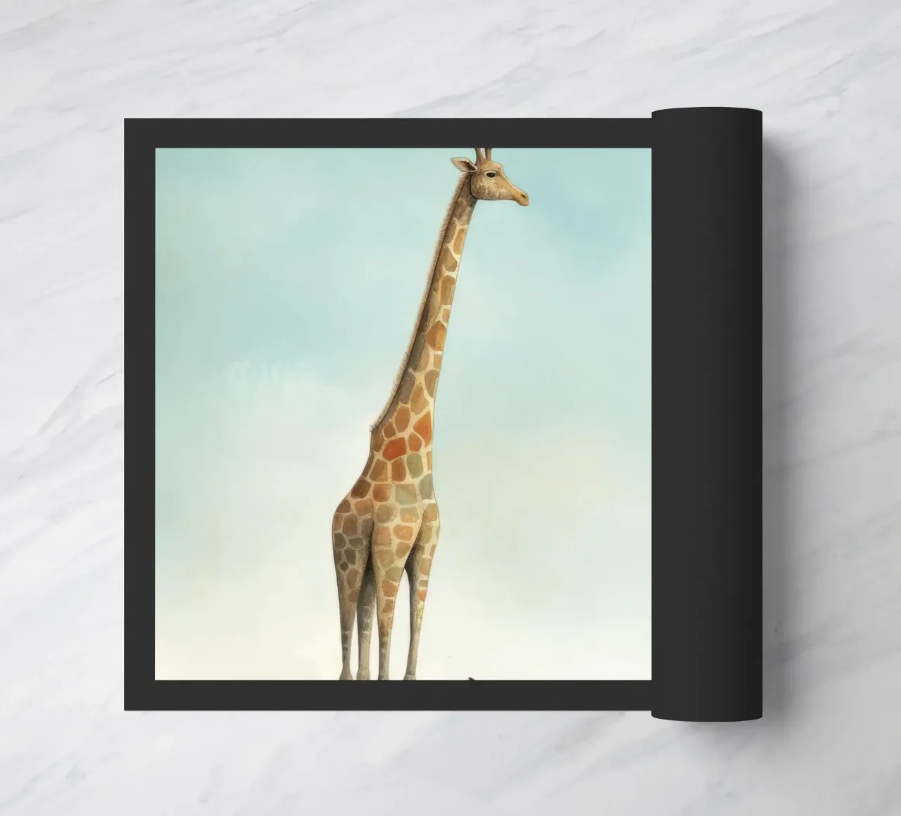 Minimal Giraffe 4 zerbino da Minimal Animal Art
