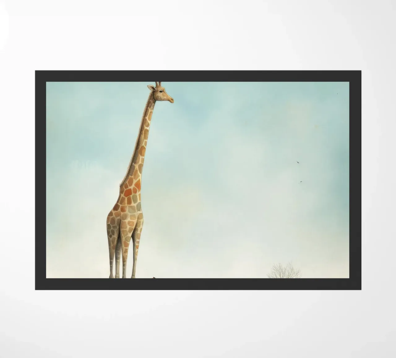 Minimal Giraffe 4 zerbino da Minimal Animal Art