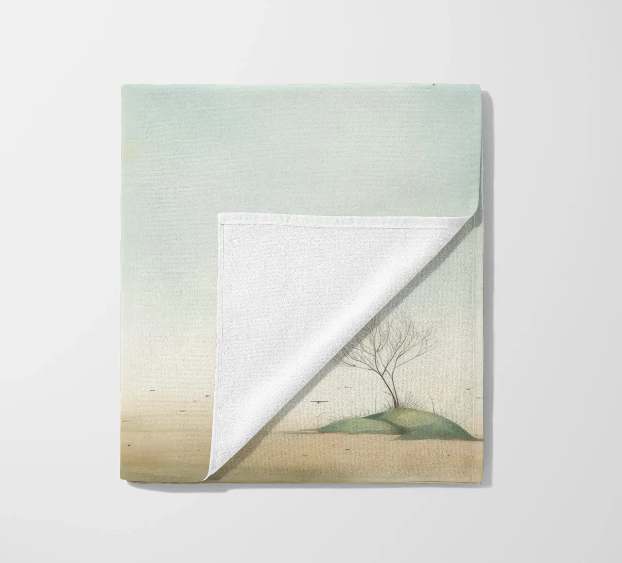 Minimal Giraffe 4 telo mare da Minimal Animal Art