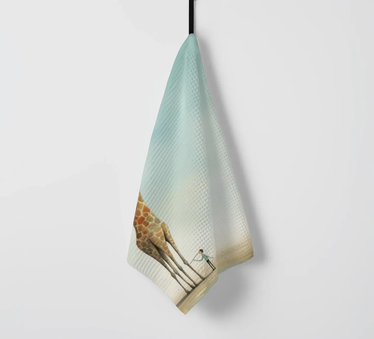 Minimal Giraffe 4 canovaccio da cucina da Minimal Animal Art