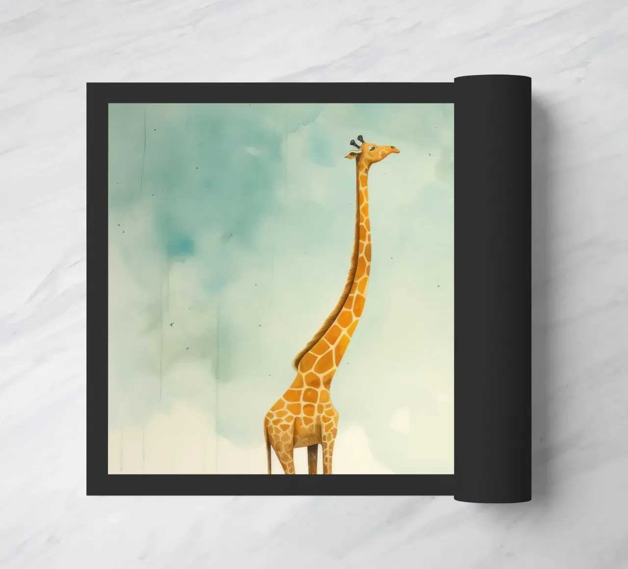 Minimal Giraffe 1 zerbino da Minimal Animal Art