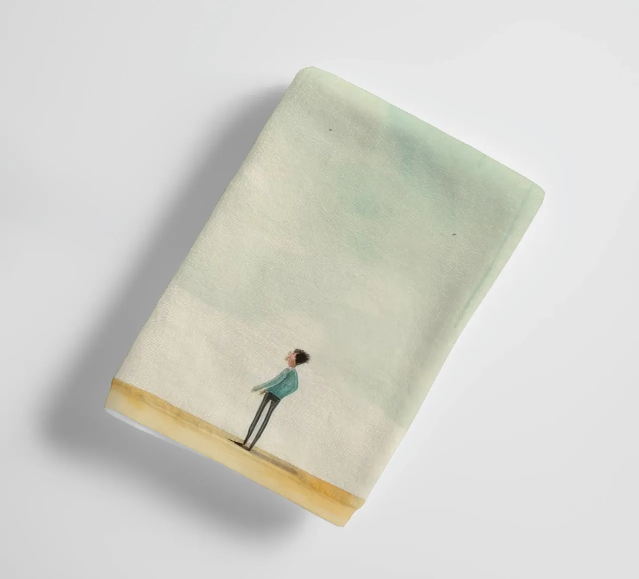 Minimal Giraffe 1 asciugamano da bagno da Minimal Animal Art