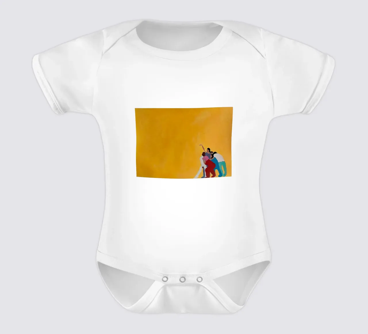 L'avenir jaune body bébé de tainah negreiros