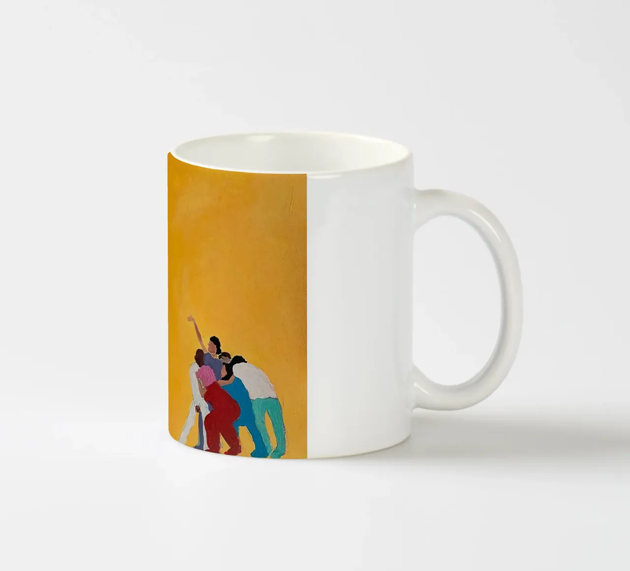 L'avenir jaune mug en céramique de tainah negreiros