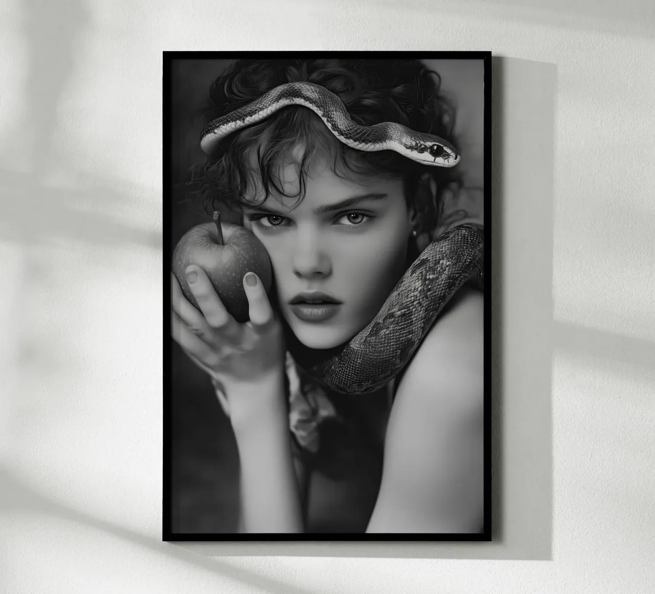 Take the apple | Eve with the snake poster by Autofocus