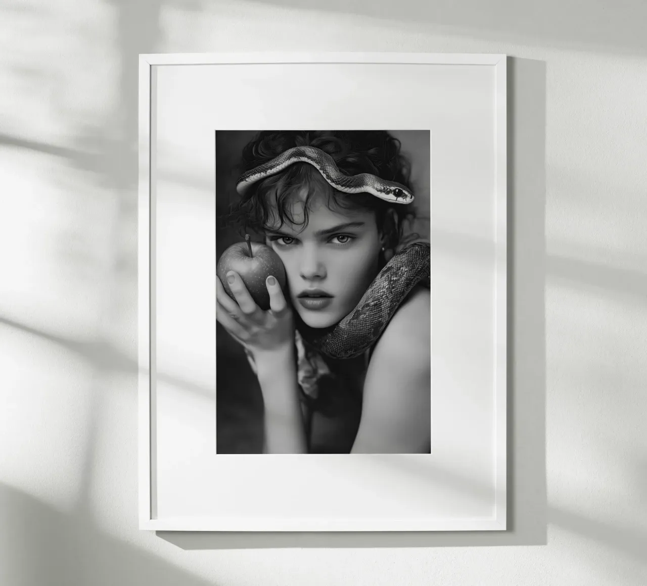 Take the apple | Eve with the snake poster by Autofocus