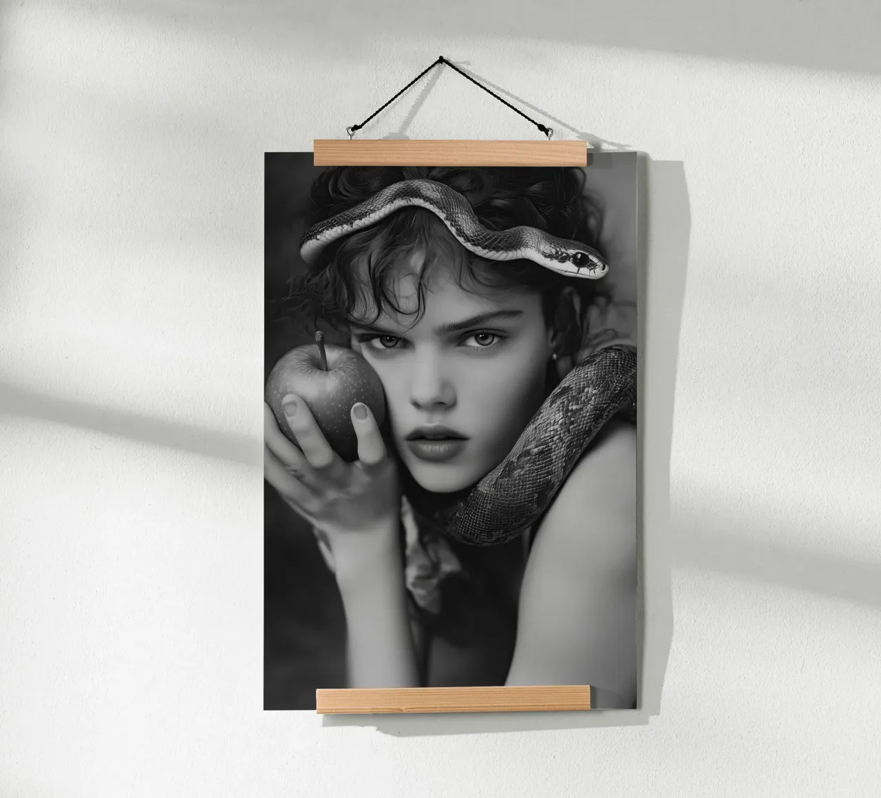 Take the apple | Eve with the snake poster by Autofocus