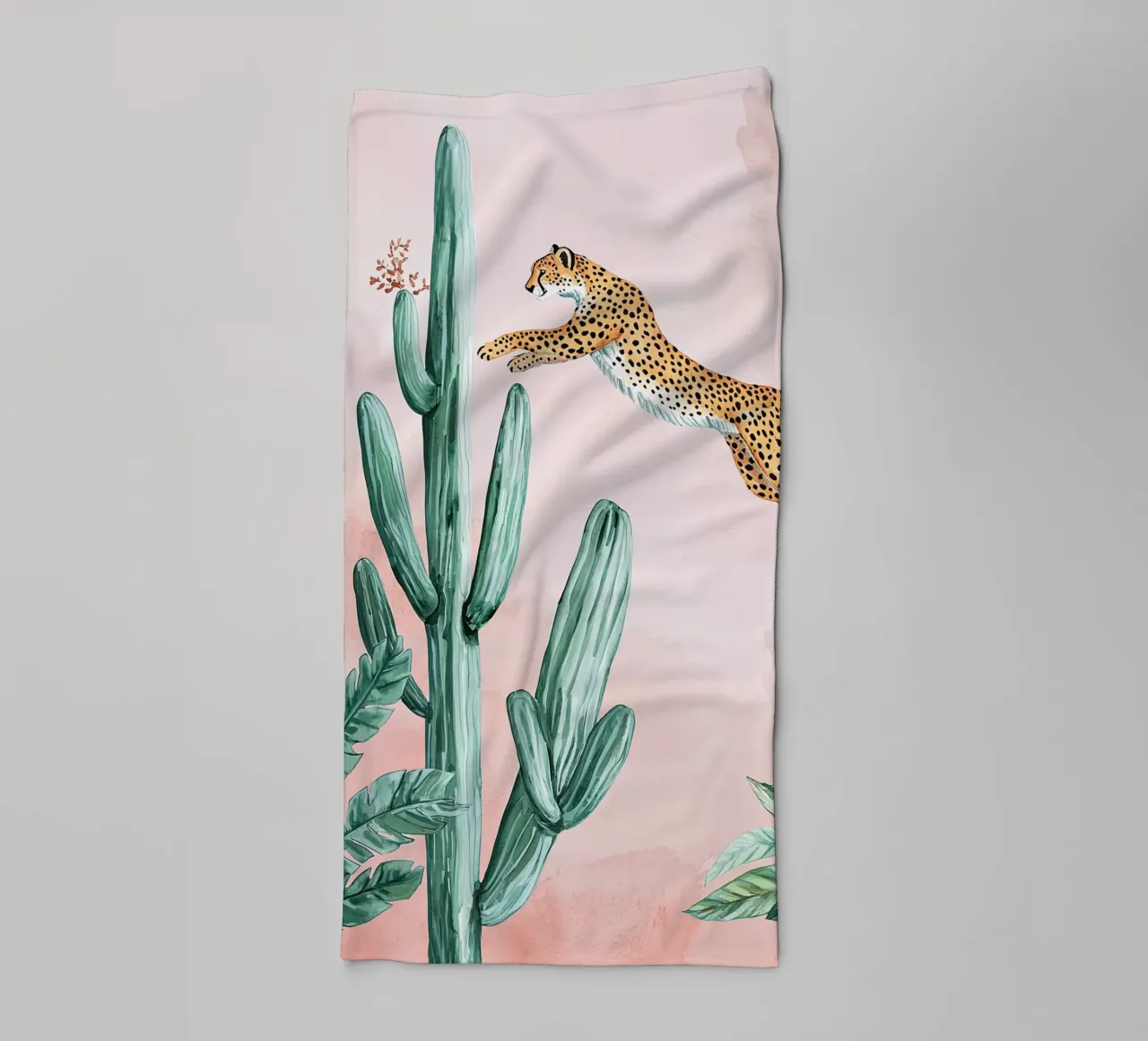 Impression faune et flore, poster animalier, impression léopard serviette de bain de Boheme