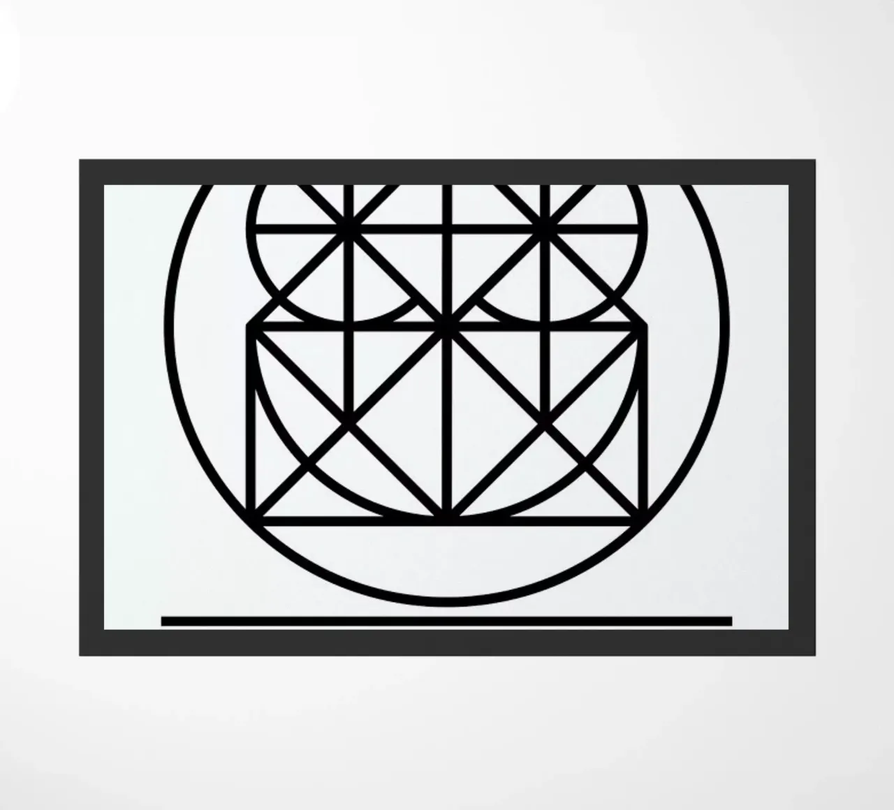 Owl Logo deurmat van Chobopop