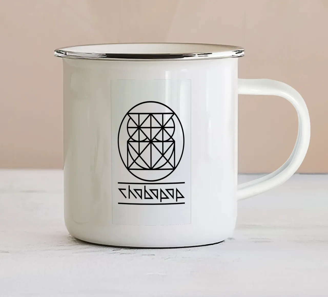 Owl Logo tazza in smalto da Chobopop