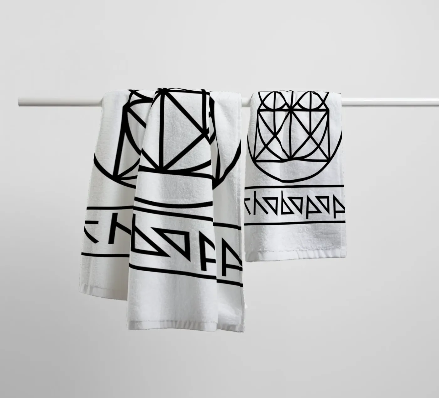 Owl Logo badhanddoek van Chobopop