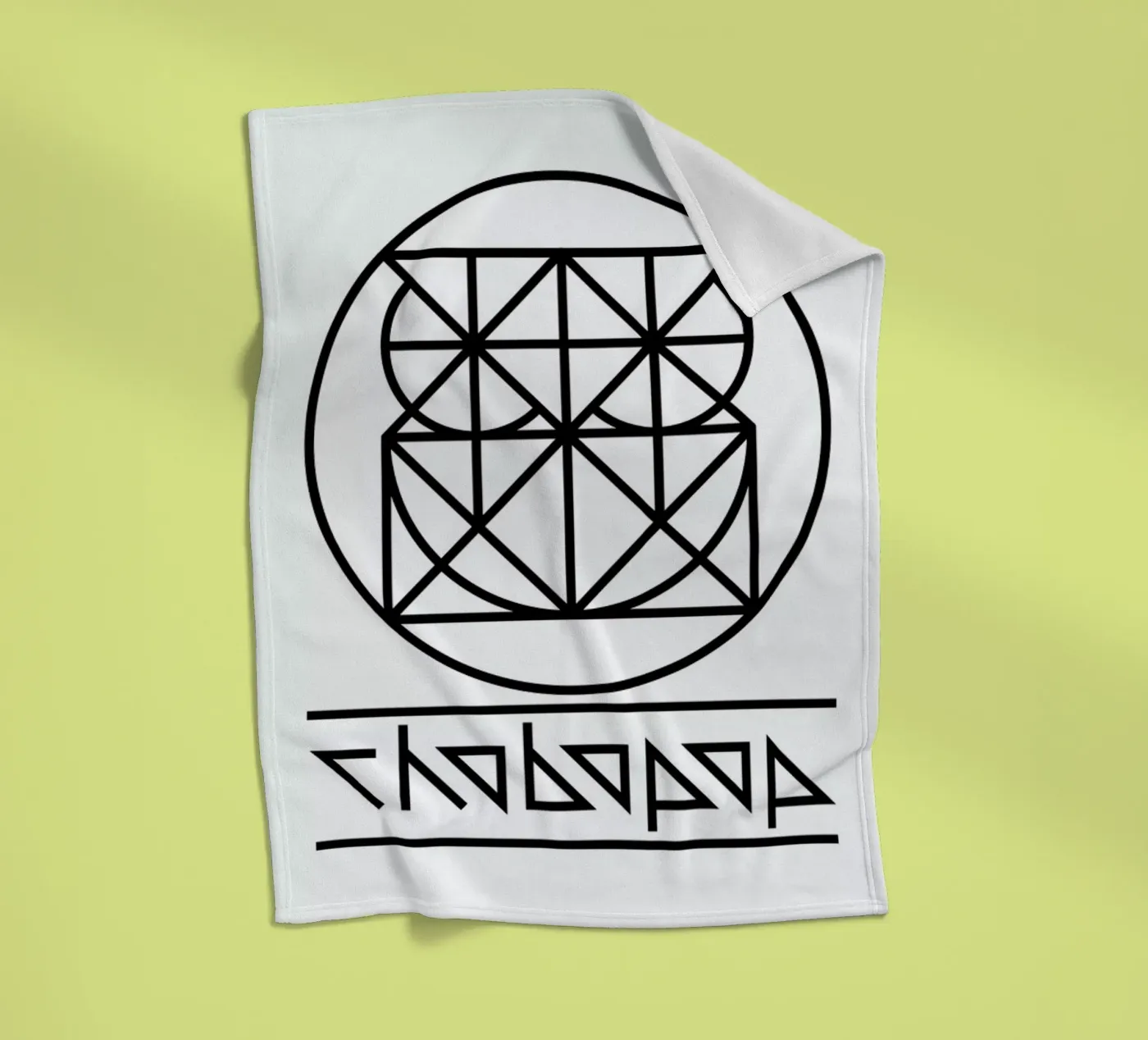 Owl Logo Fleecedecke von Chobopop