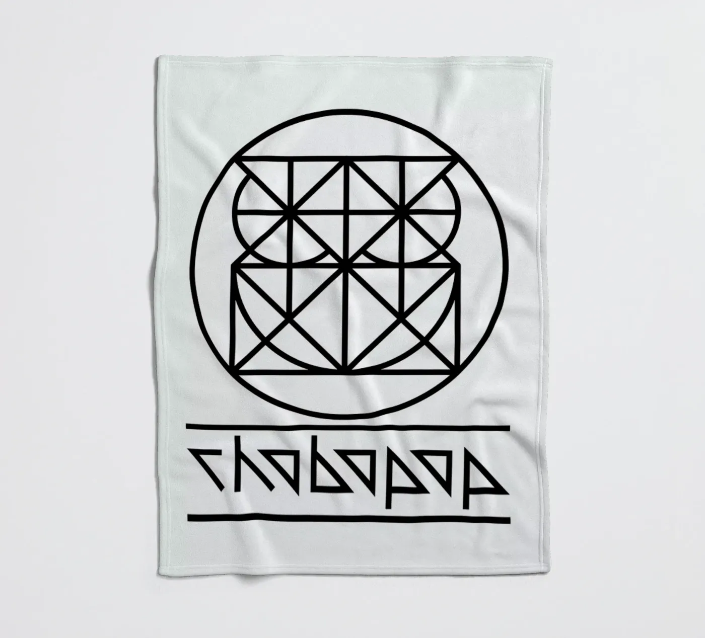 Owl Logo Fleecedecke von Chobopop