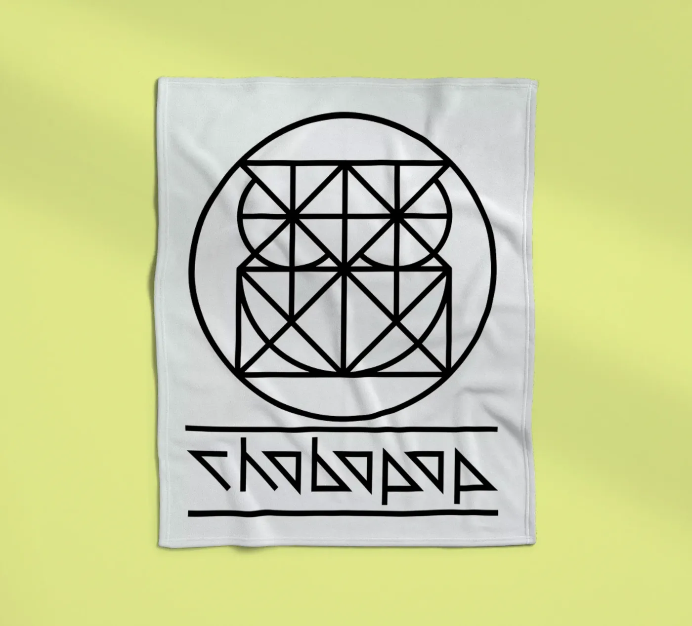 Owl Logo Fleecedecke von Chobopop