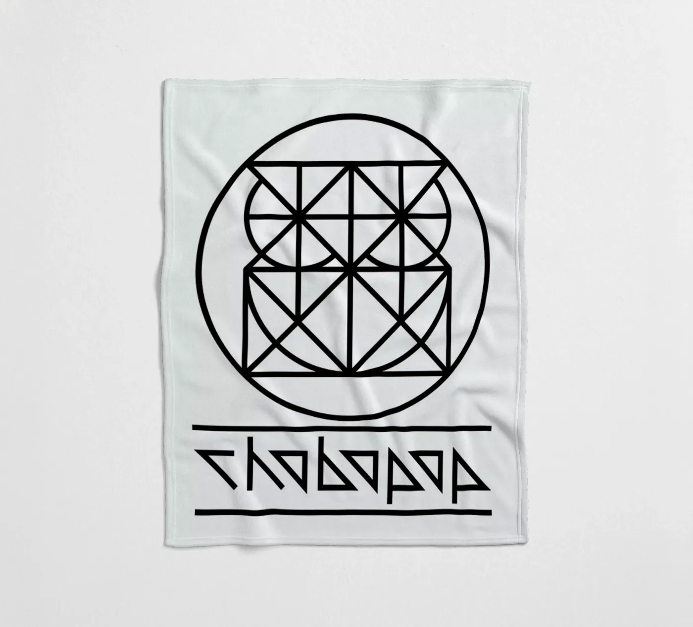 Owl Logo Fleecedecke von Chobopop