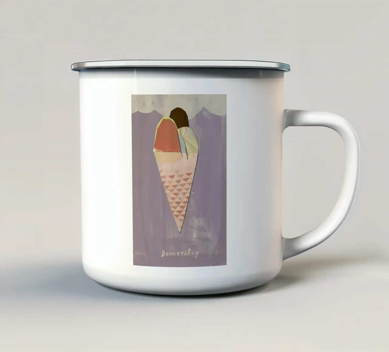 Eis am Donnerstag tazza in smalto da Rinah Lang