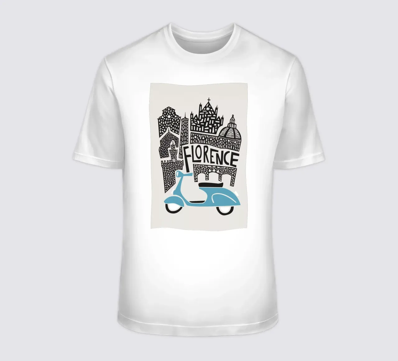 Florence Cityscape t-shirt by Fox & Velvet