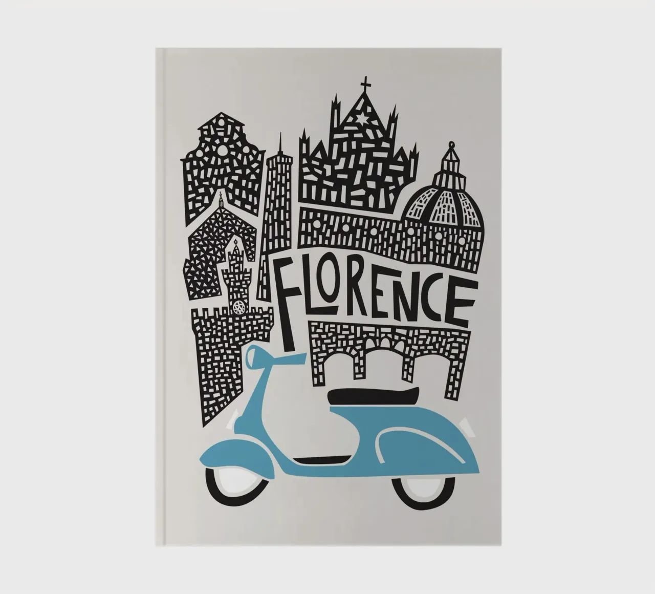 Florence Cityscape notebook by Fox & Velvet