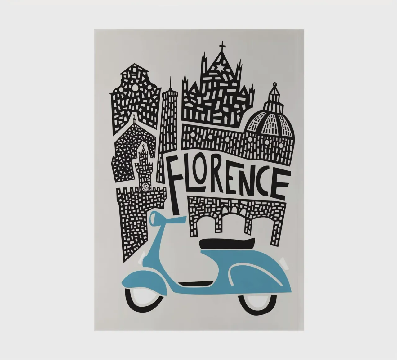 Florence Cityscape notebook by Fox & Velvet