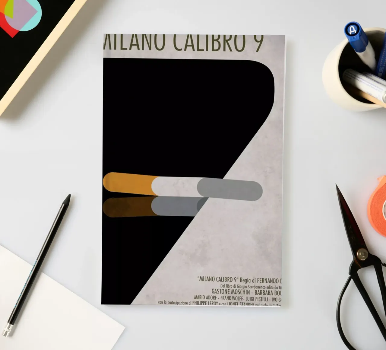 Milano Calibro 9 notebook by Federico Mancosu