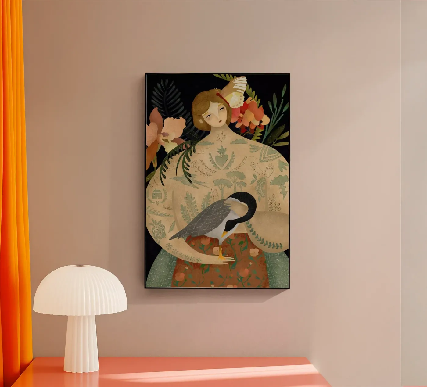 Wild Geese Lady plexiglass da Amalia Restrepo