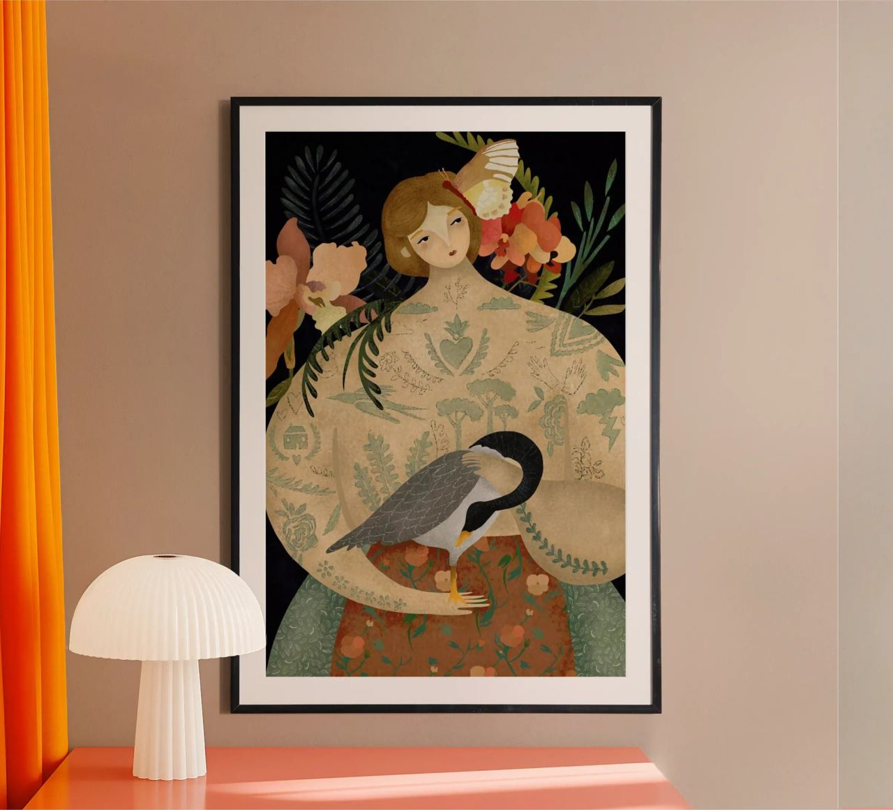 Wild Geese Lady poster de Amalia Restrepo