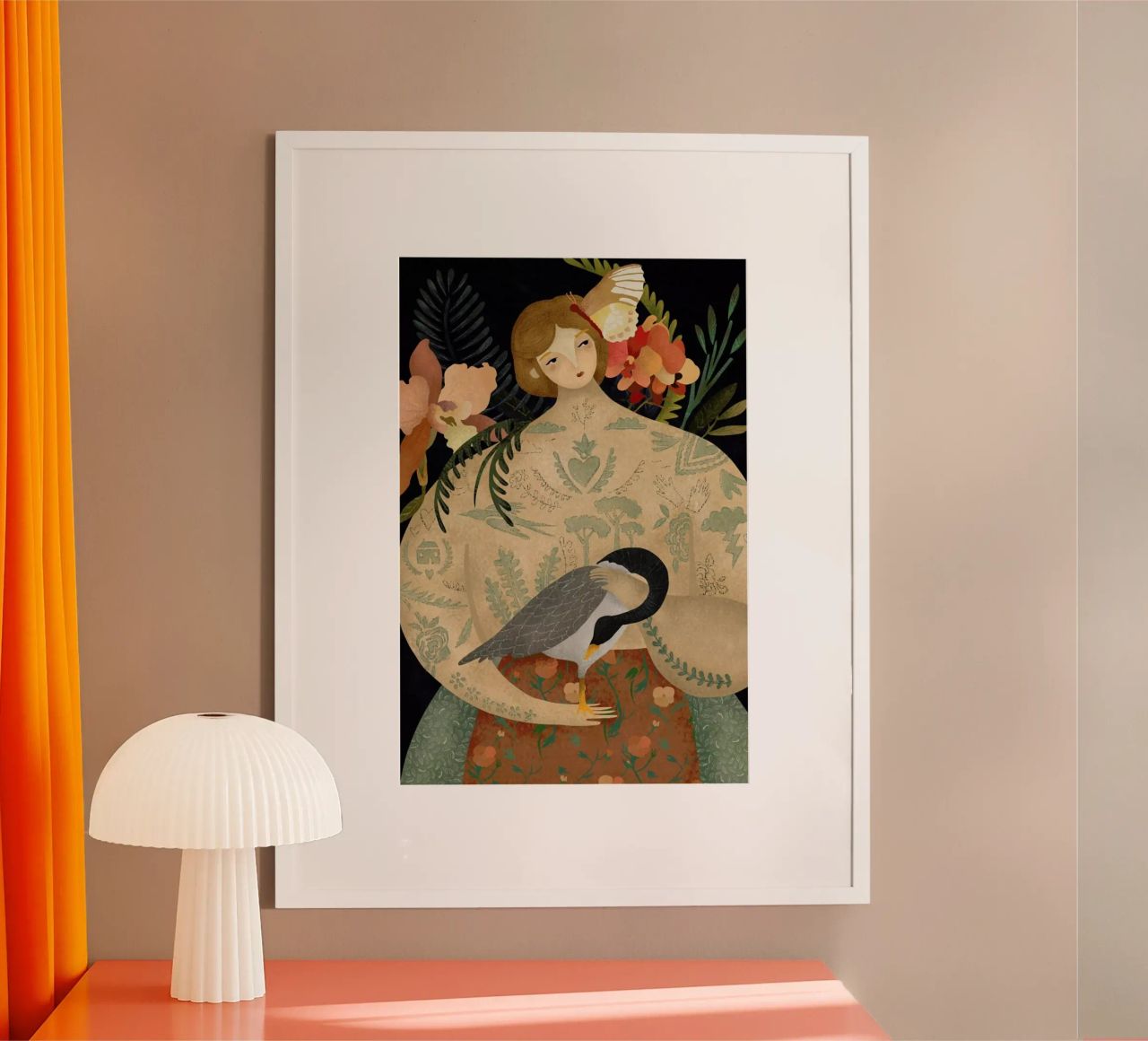 Wild Geese Lady poster de Amalia Restrepo