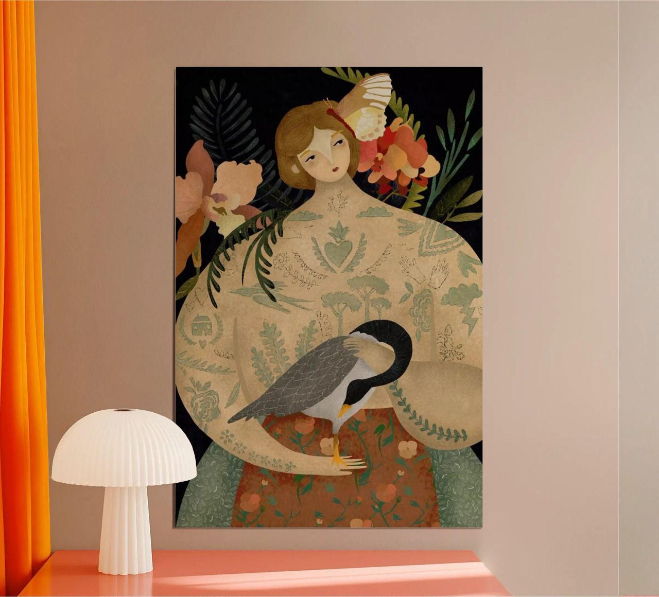 Wild Geese Lady poster de Amalia Restrepo