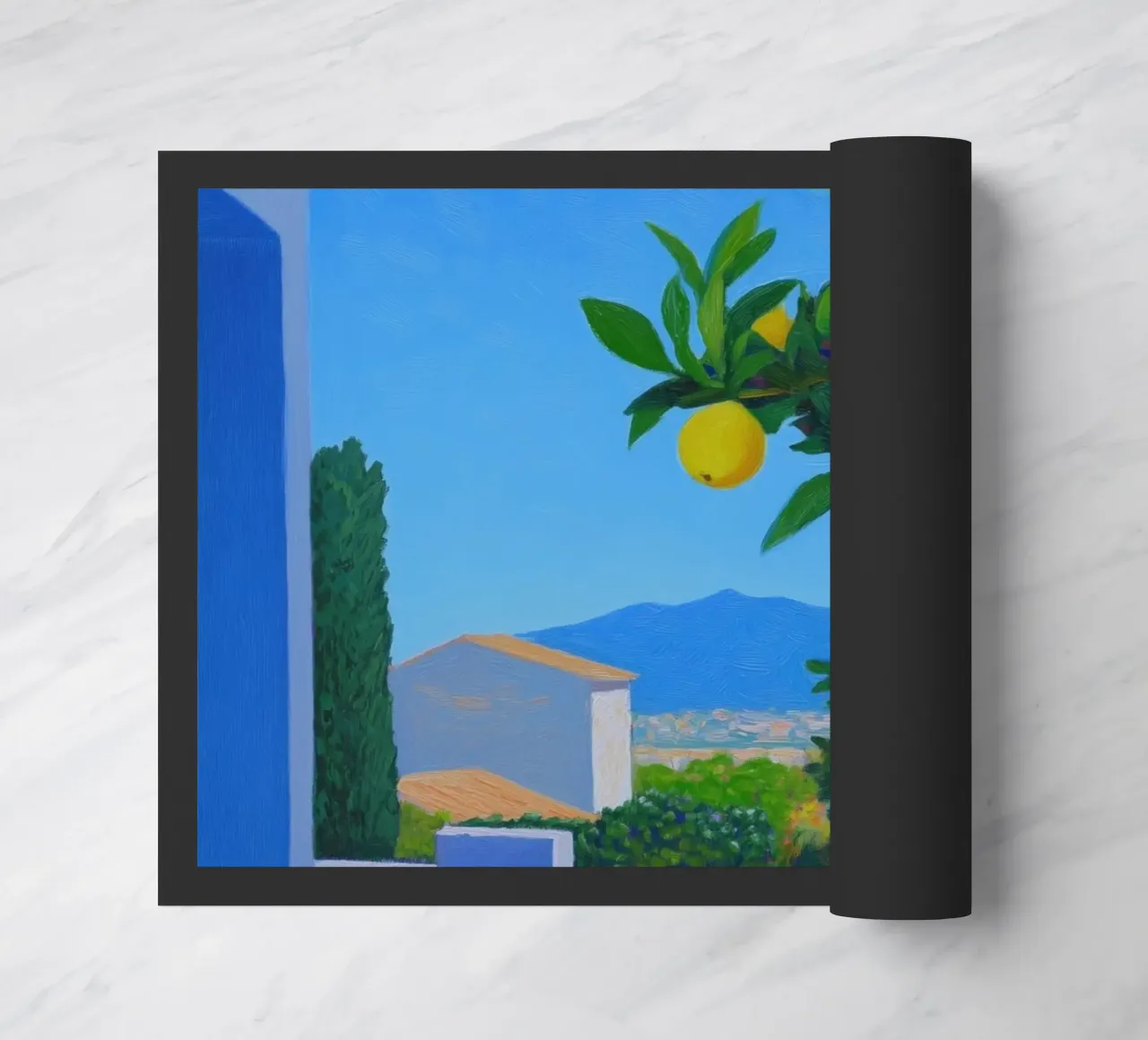 Citroenboom deurmat van Art Center