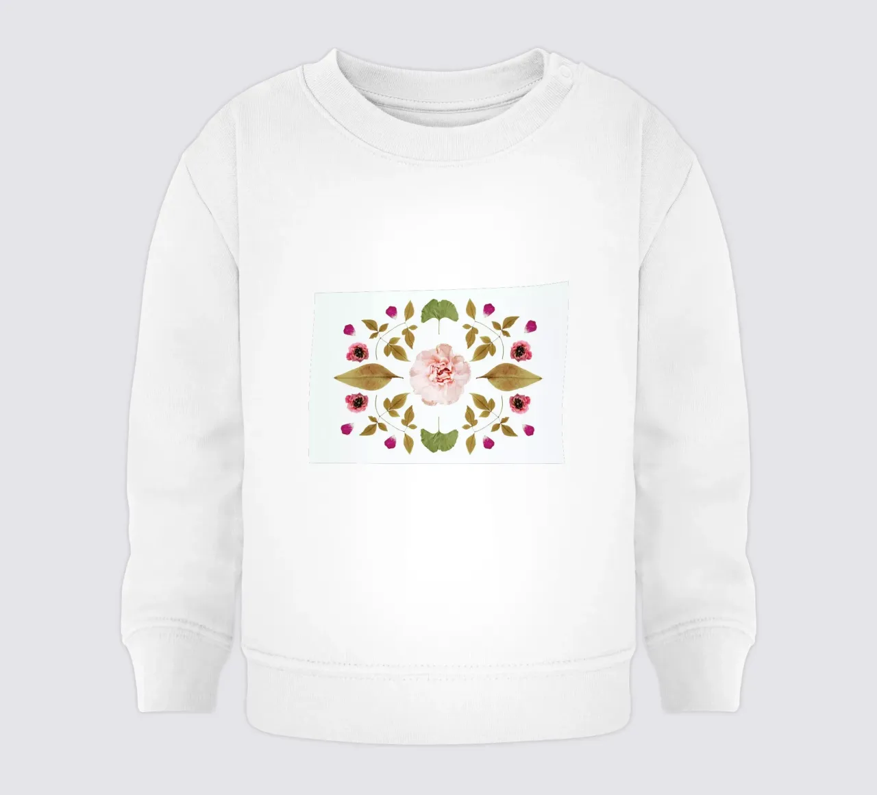 Botanical N2 baby sweatshirt by Miles of Light